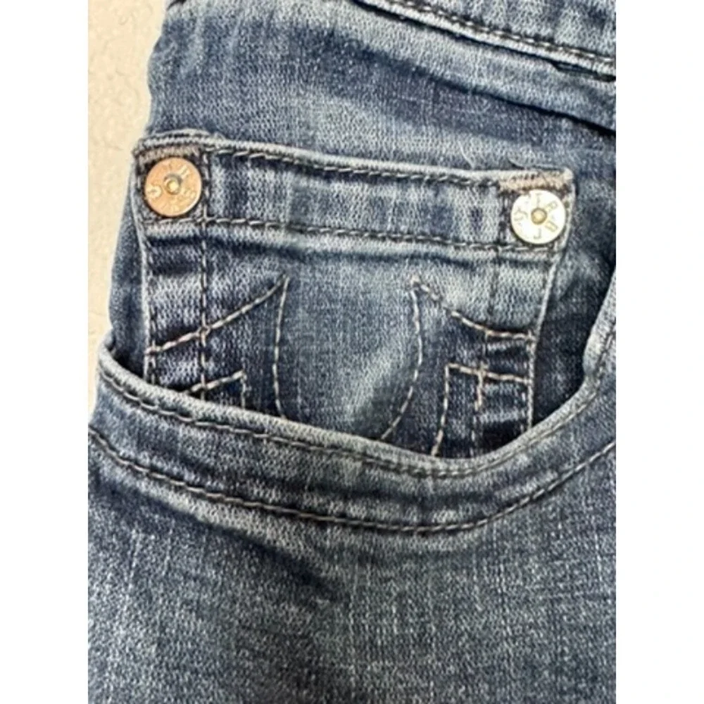 True Religion Rocco Denim Jeans Men Size 34‎ Y2K Workwear Faded Biker Streetwear